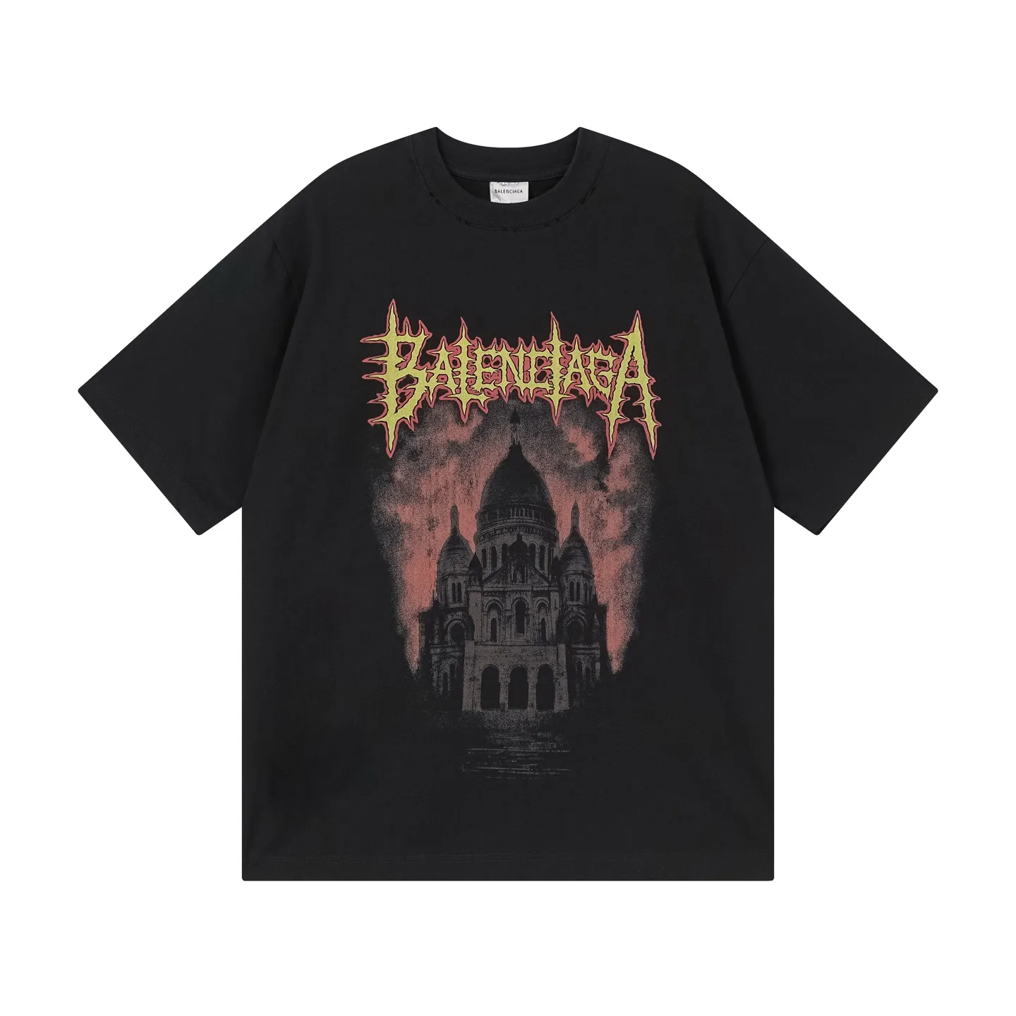 【 . Quality】BALENCI*GA/ .SS 26 New Arrival Balenclag* Sacre Coeur T 。 . Authentic ， 。 ZP 。 260 ， . ， ， 。 。 ， 。 OS . Same Style ：BL 263769 ：Black，Pink Size：XS S M L